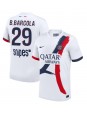 Paris Saint-Germain Bradley Barcola #29 Vieraspaita 2025-26 Lyhythihainen